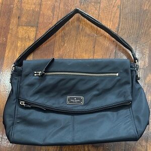Kate Spade Black Nylon Shoulder Bag